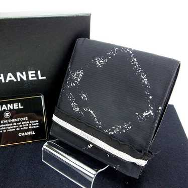 Rakuten Superchanel Bifold Wallet Black Storage Un