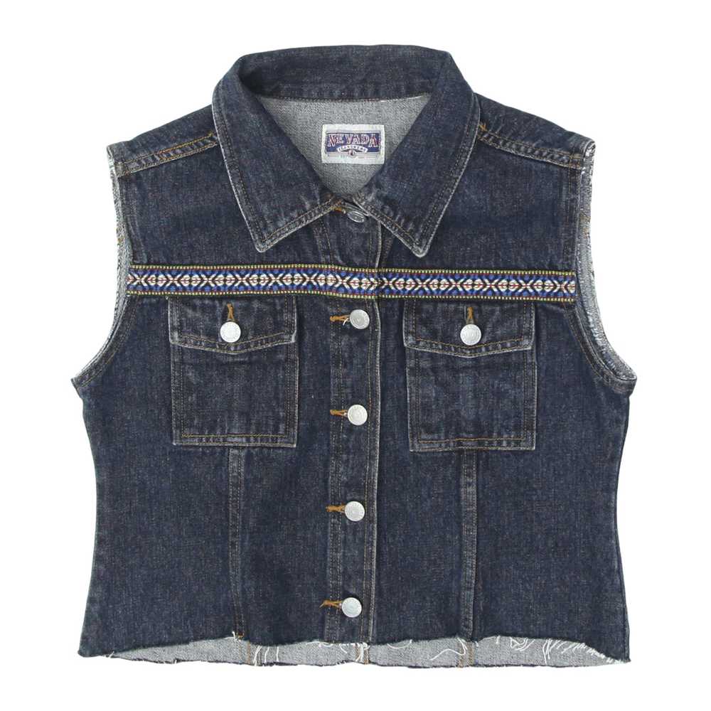 Ladies Nevada Sleeveless Denim Top - image 1