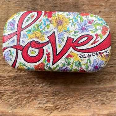Brighton “Love in Bloom” floral and red small snap