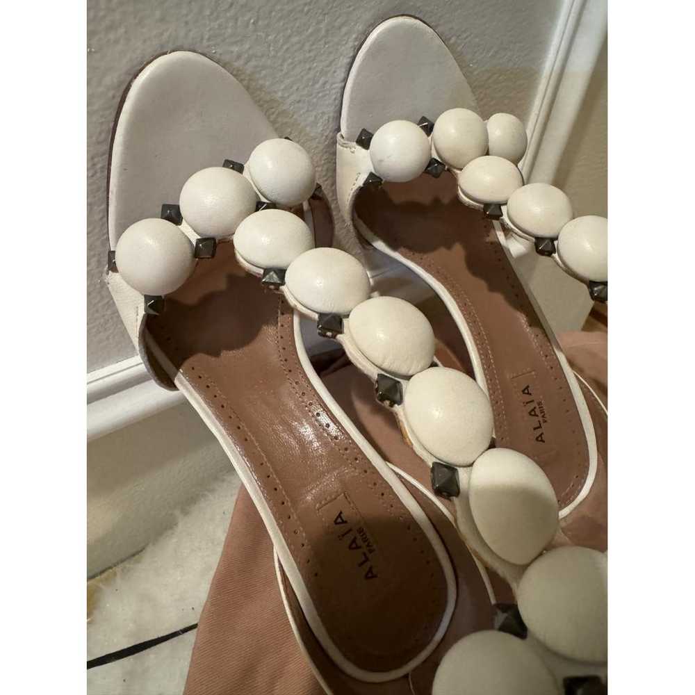 Alaïa Leather heels - image 7