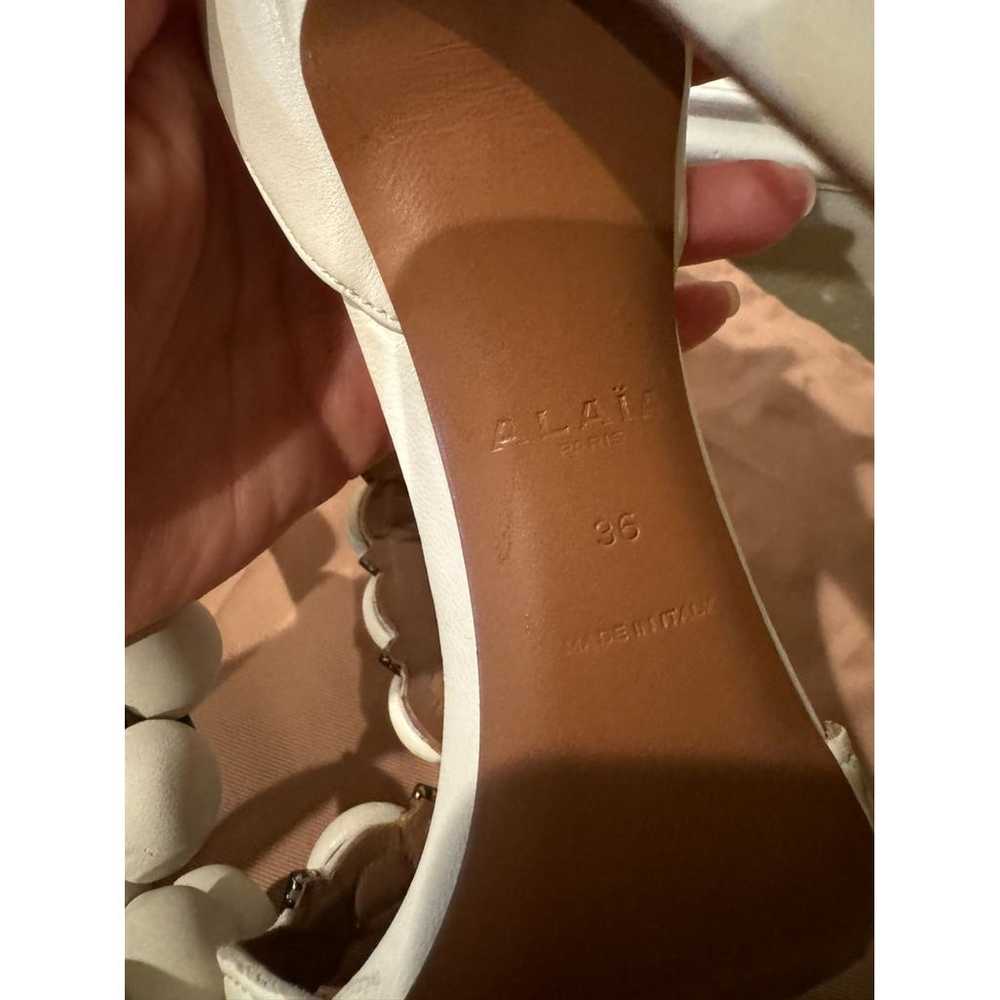 Alaïa Leather heels - image 8