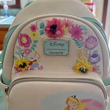 Disney Alice in Wonderland Loungefly  Mini Backpac