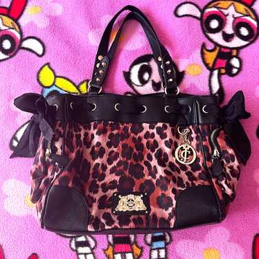 Juicy Couture Cheetah Print Shoulder Bag Y2K