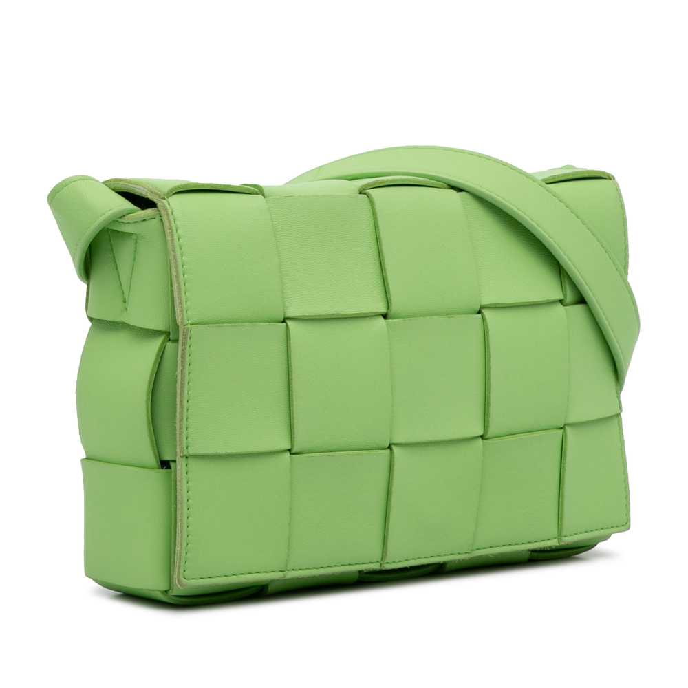 Green Bottega Veneta Intrecciato Cassette Crossbo… - image 2