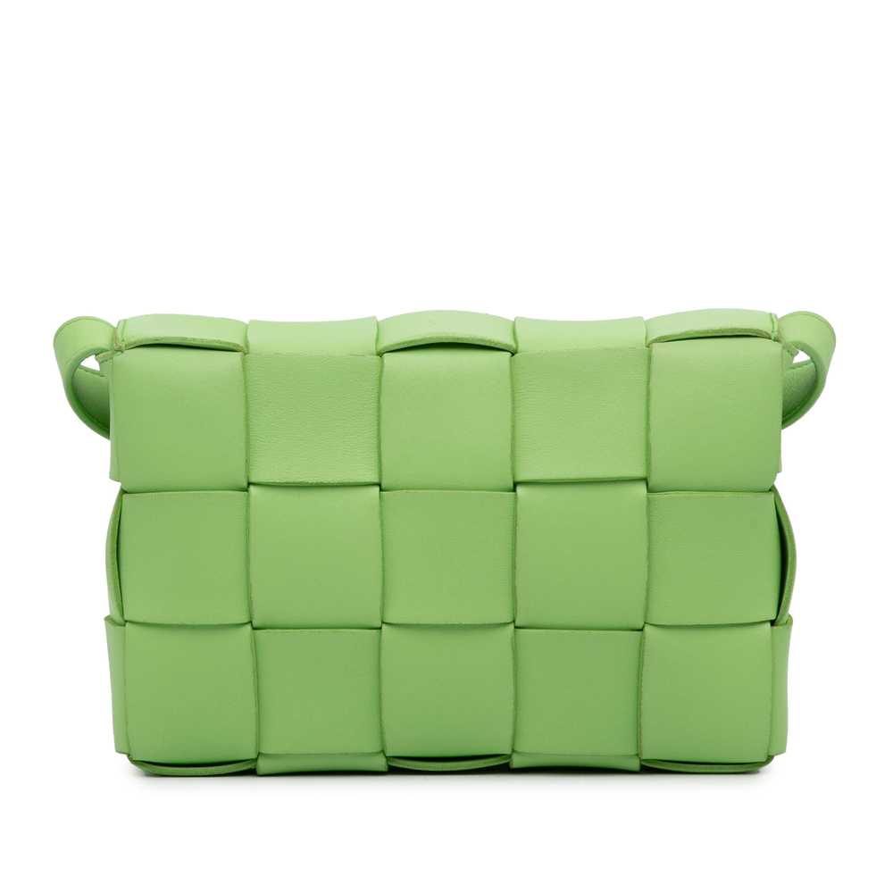 Green Bottega Veneta Intrecciato Cassette Crossbo… - image 4