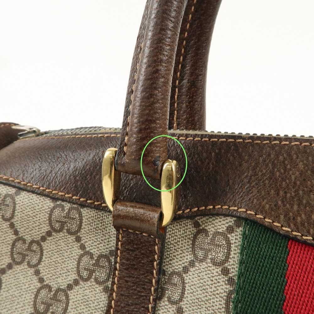 GUCCI Old Gucci Sherry GG Plus Leather 2WAY Bosto… - image 12