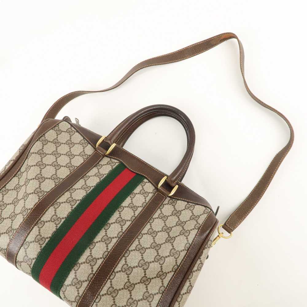 GUCCI Old Gucci Sherry GG Plus Leather 2WAY Bosto… - image 7