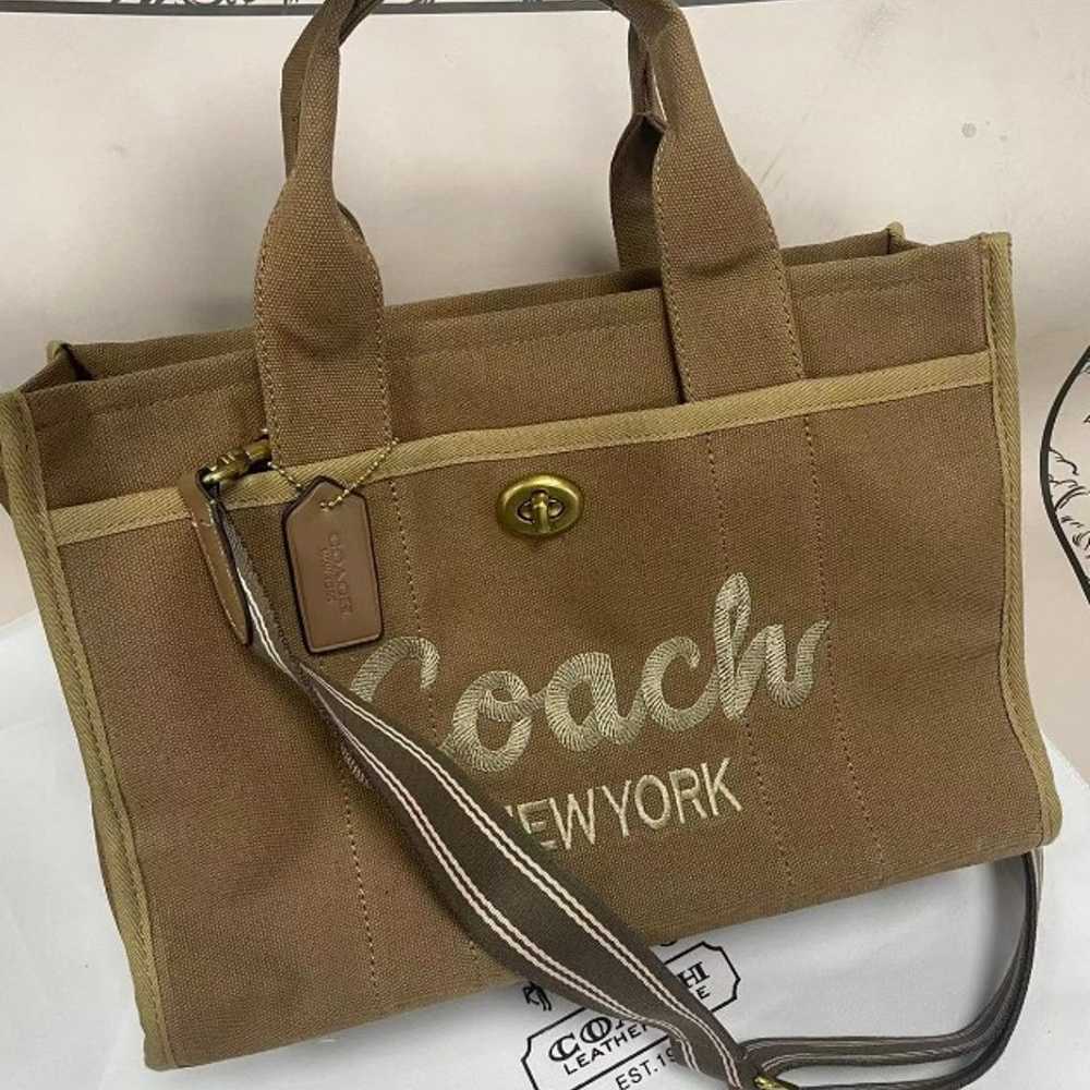NEW COACH cargote tote bag - image 1