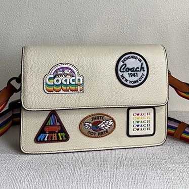 Turner Flap Crossbody With Patches NWT COACH Turne