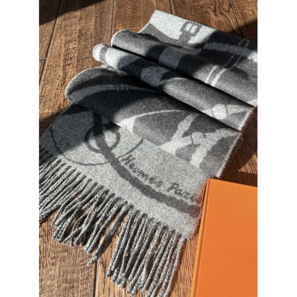 Hermès Cashmere scarf & pocket square - image 6