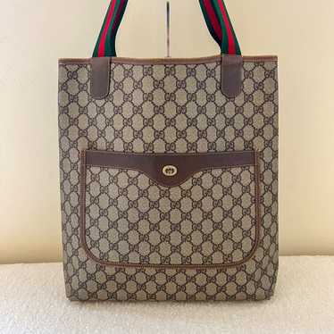 GUCCI Ophidia Sherry Line Monogram Tote Bag