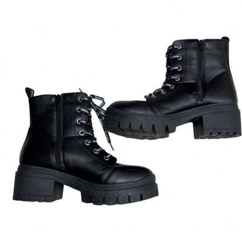 Juicy Couture Women's Shoes Black Carme Combat Bo… - image 6