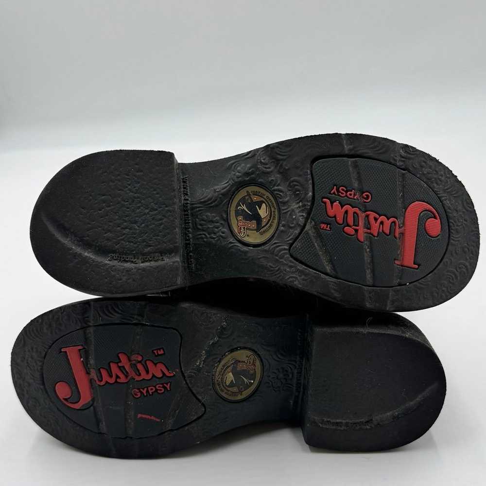 Justin Gypsy Ostrich Women’s 6 B Cowboy Boots Pin… - image 10