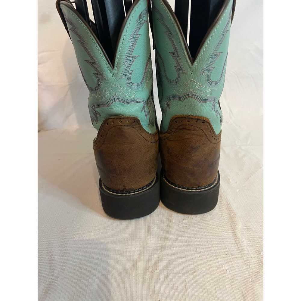 Women's Justin Western Cowboy Boots Size 11B GUC … - image 6