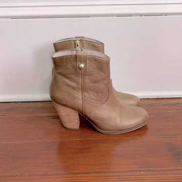Vince Camuto western leather ankle boots