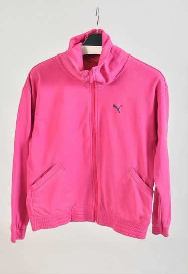 Vintage 00s Puma sweatshirt in pink - image 1