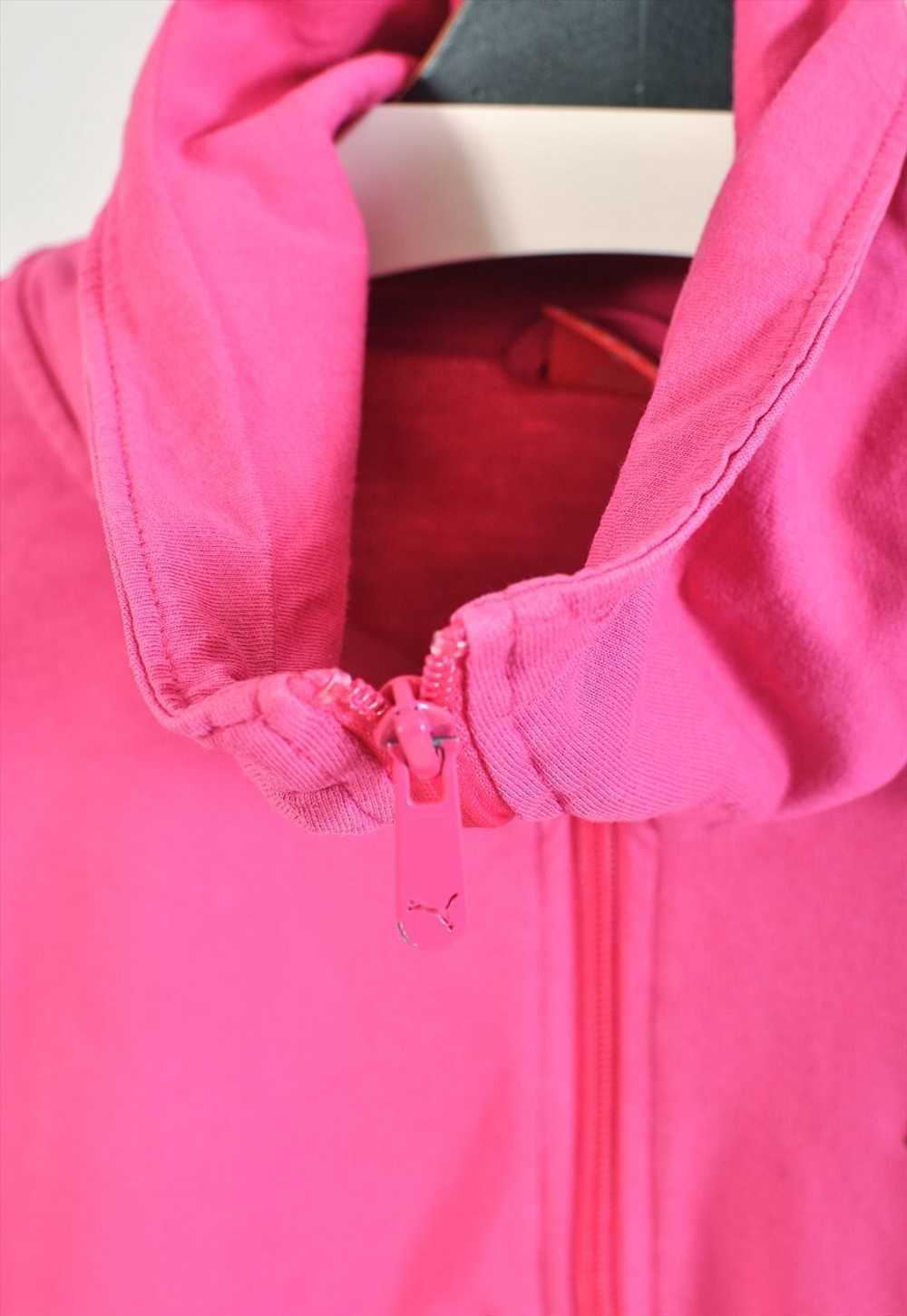 Vintage 00s Puma sweatshirt in pink - image 3