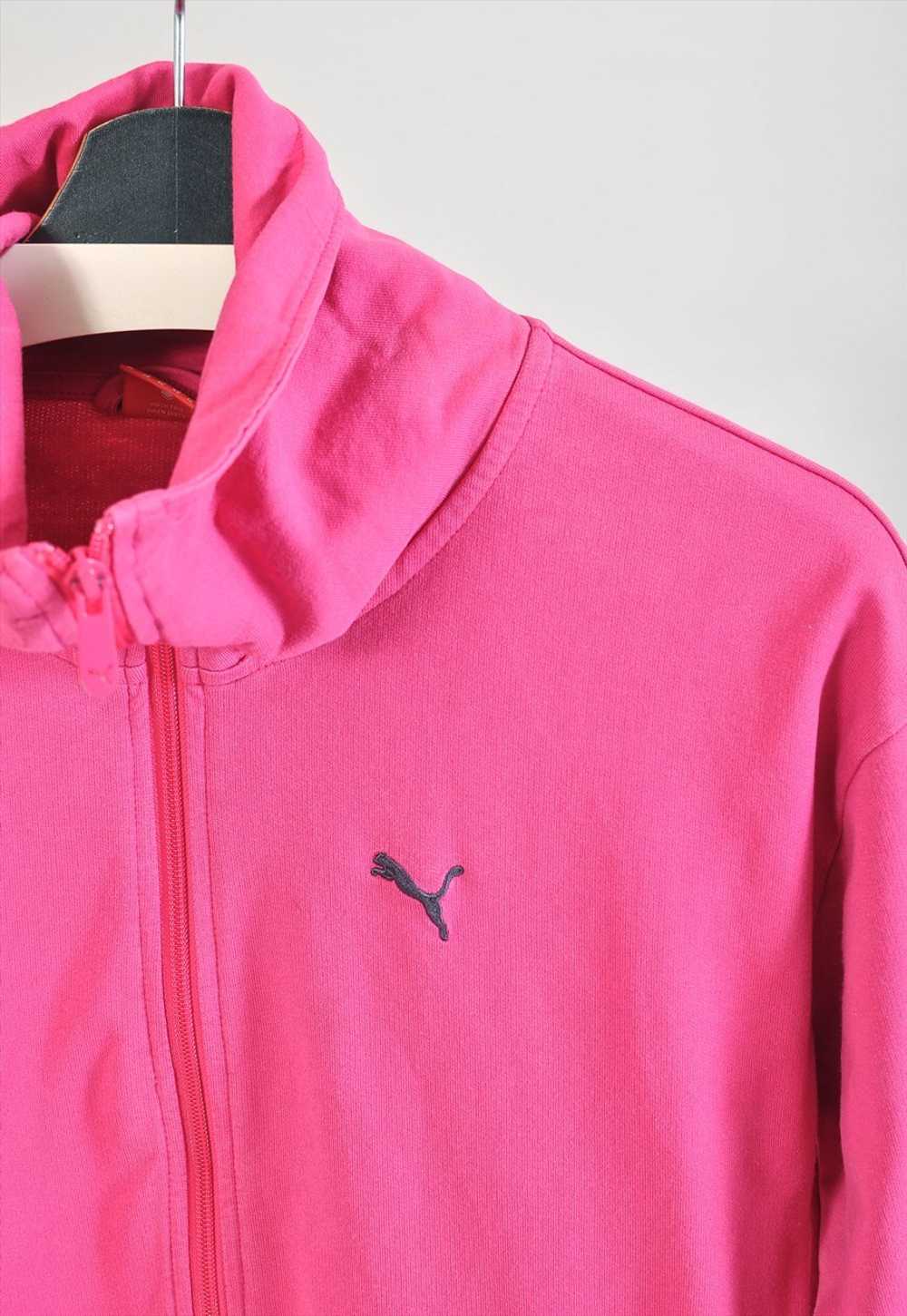 Vintage 00s Puma sweatshirt in pink - image 4