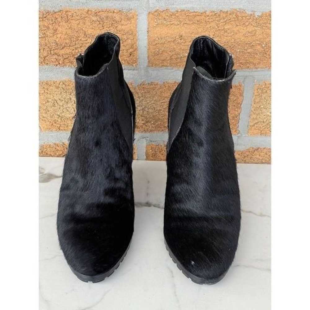 Derek Lam 10 Crosby black fur ankle boots 10 - image 2