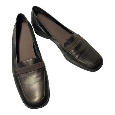 Easy Spirit 7N Narrow Bronze Leather Flats Loafers