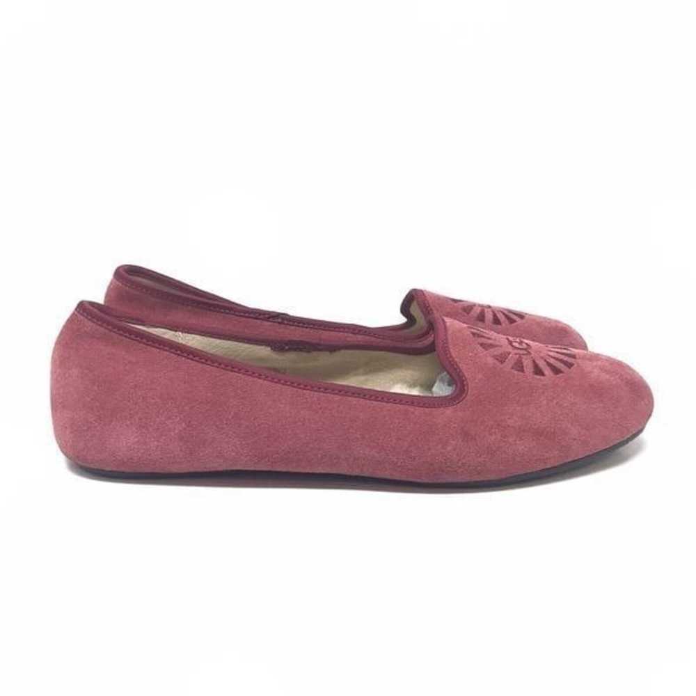 Ugg Alloway Berry Shearling Fur Lined Flats Slipp… - image 1