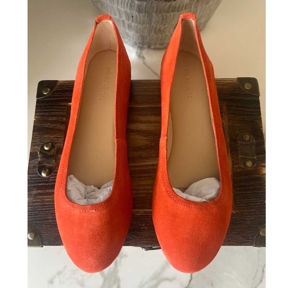 Violet & Red Windsor Ballet Suede Flats in Orange… - image 2