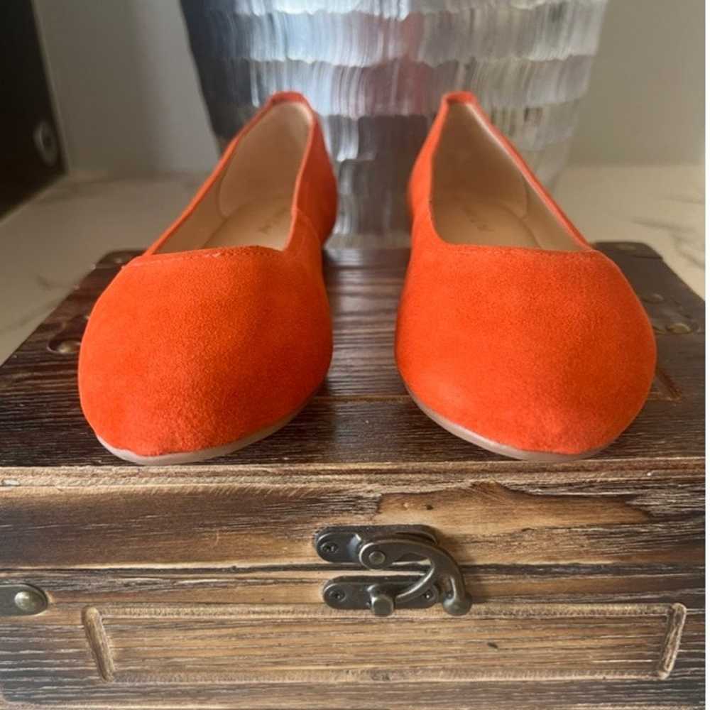 Violet & Red Windsor Ballet Suede Flats in Orange… - image 3