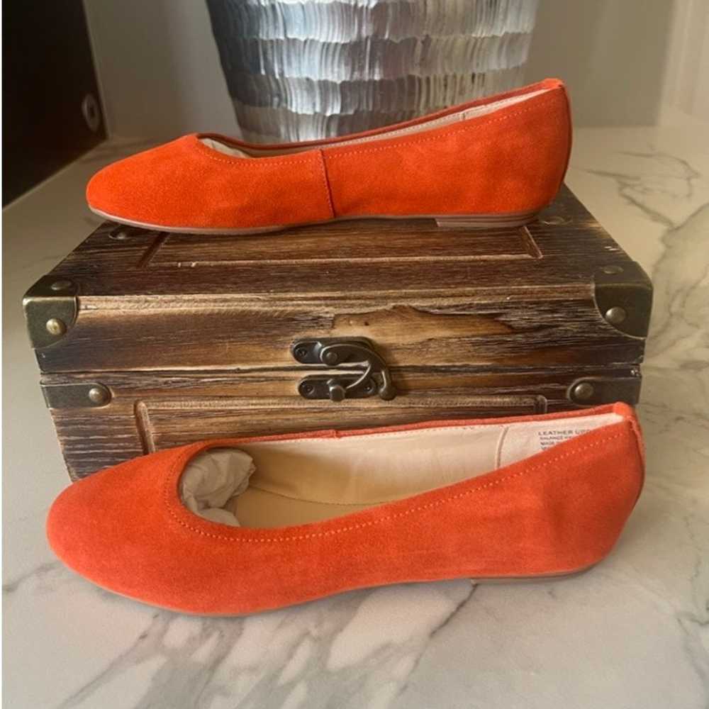 Violet & Red Windsor Ballet Suede Flats in Orange… - image 5