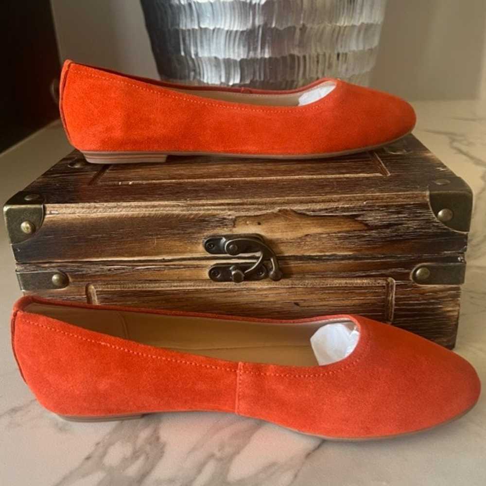 Violet & Red Windsor Ballet Suede Flats in Orange… - image 6