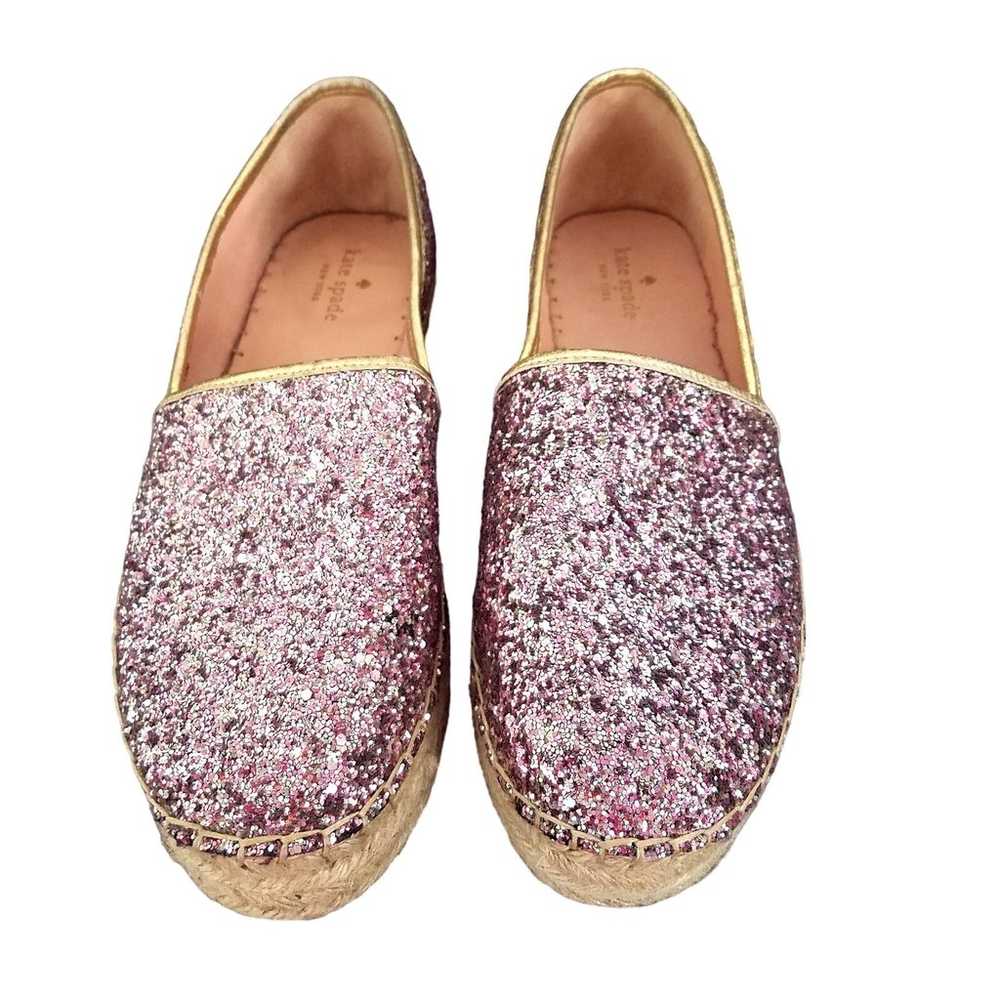 Kate Spade Linds Too Pink Glitter Rose Gold Platf… - image 3