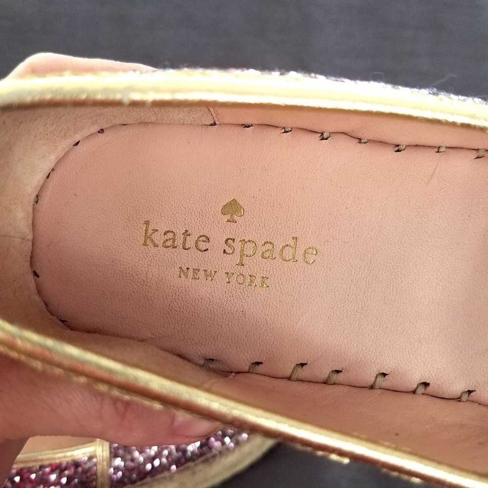 Kate Spade Linds Too Pink Glitter Rose Gold Platf… - image 8