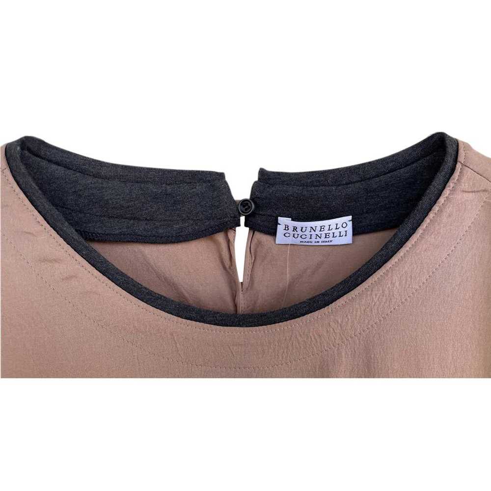 Brunello Cucinelli Silk t-shirt - image 4