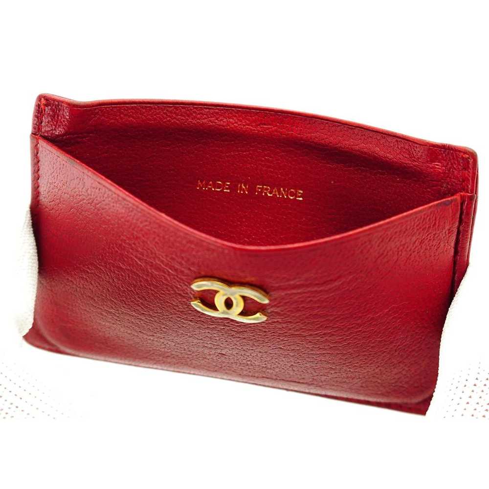 Chanel Leather wallet - image 5