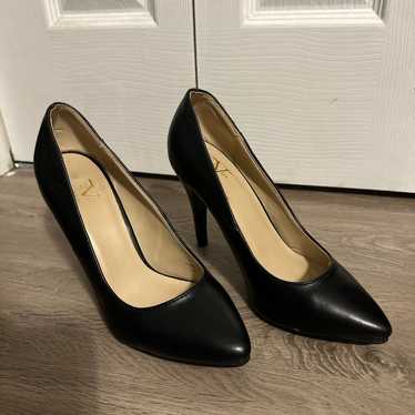 Black Versace heels