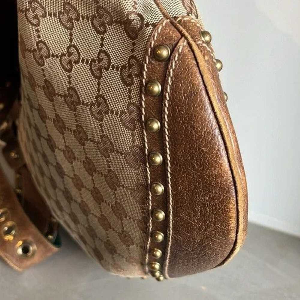 Gucci Gucci Pelham Monogram Canvas Studded Should… - image 7