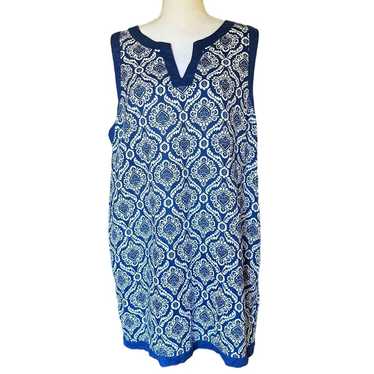 Sigrid Olsen 100% Linen A-line Dress size XL