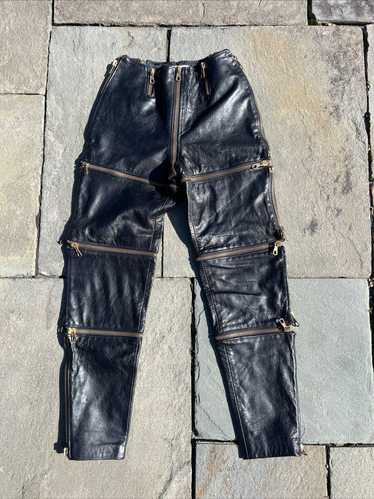 Moschino Vintage Moschino Leather Pants