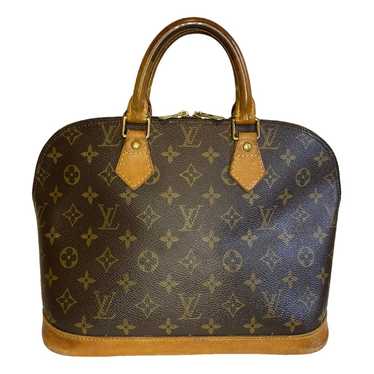 Louis Vuitton Alma leather handbag