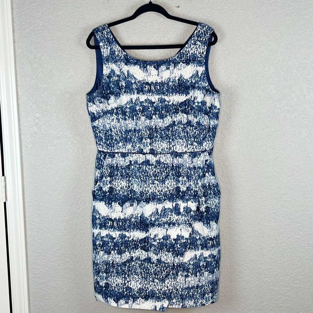 Katherine Kelly Womens Size 14 Sheath Dress Blue … - image 2