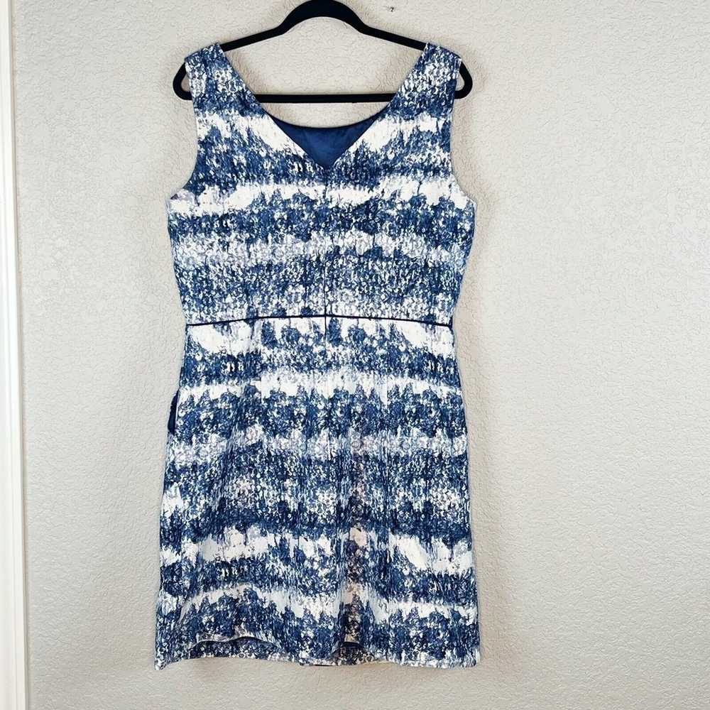 Katherine Kelly Womens Size 14 Sheath Dress Blue … - image 3