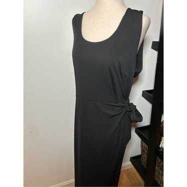 Ann Taylor black wrap dress size 12 or large work 
