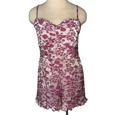 LIKELY Hyland Floral Pink Romper Women Size 8