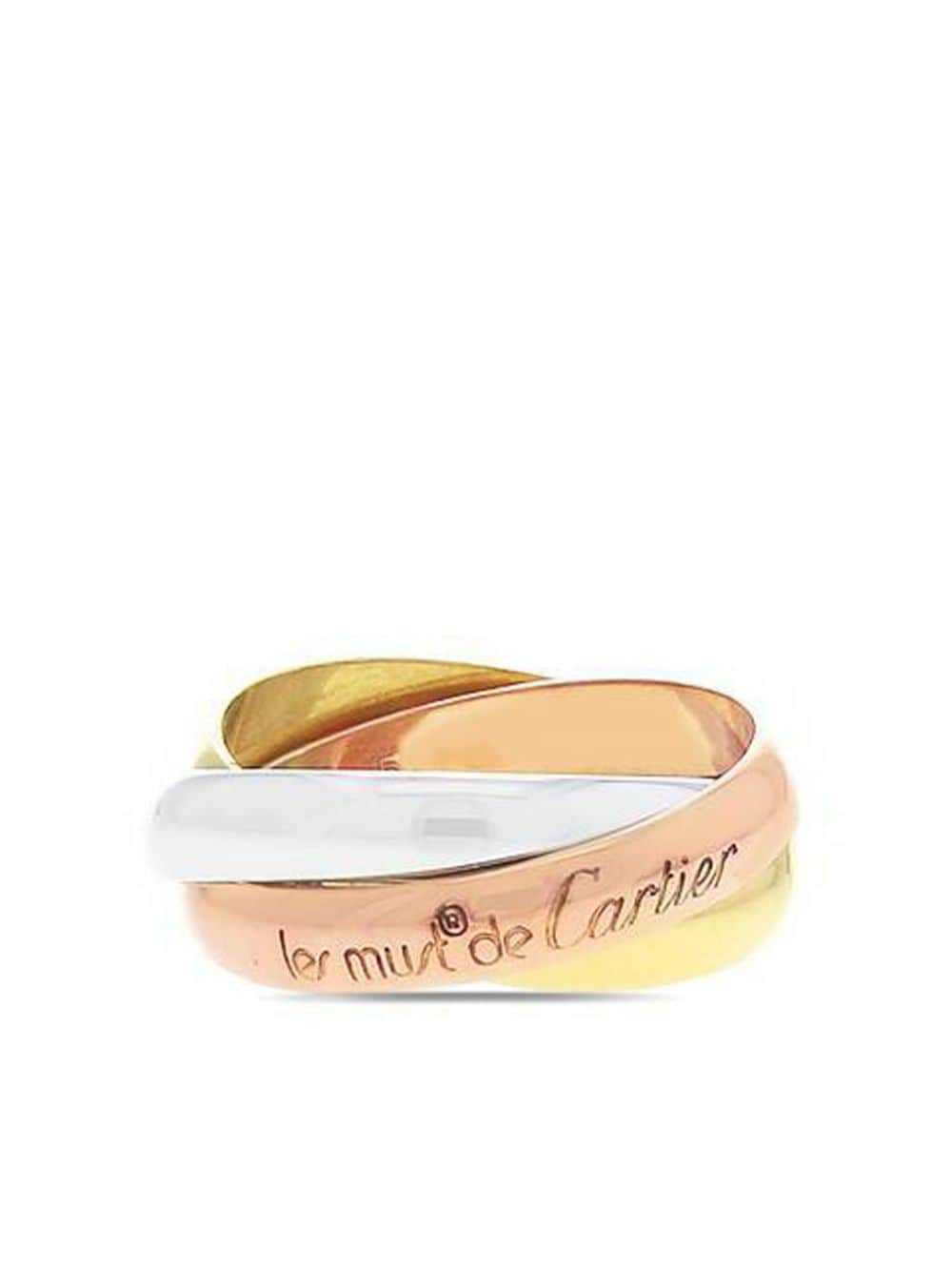 Cartier 1990 pre-owned 18kt gold Trinity ring - image 1