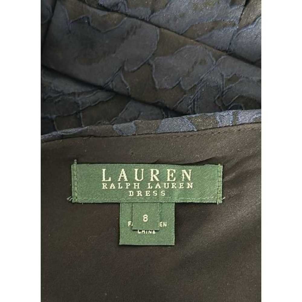 Lauren Ralph Lauren Navy Blue Lace Fit-and-Flare … - image 12