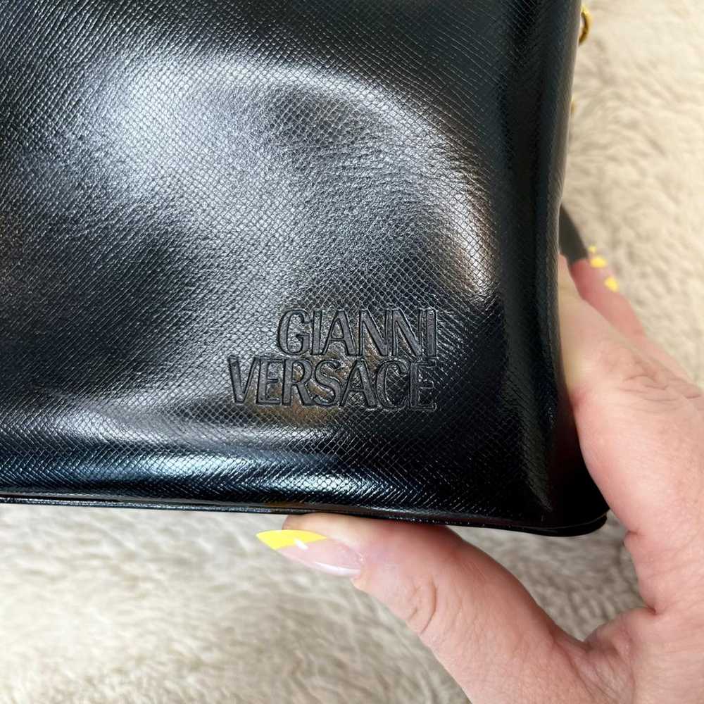 Gianni Versace Leather mini bag - image 9
