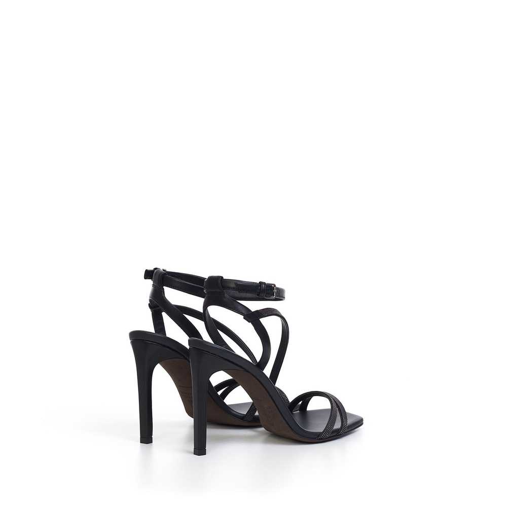 Brunello Cucinelli City Heels With Precious Strap… - image 7