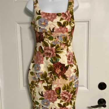 10- GUESS Floral BodyCon CHANTEL Dress