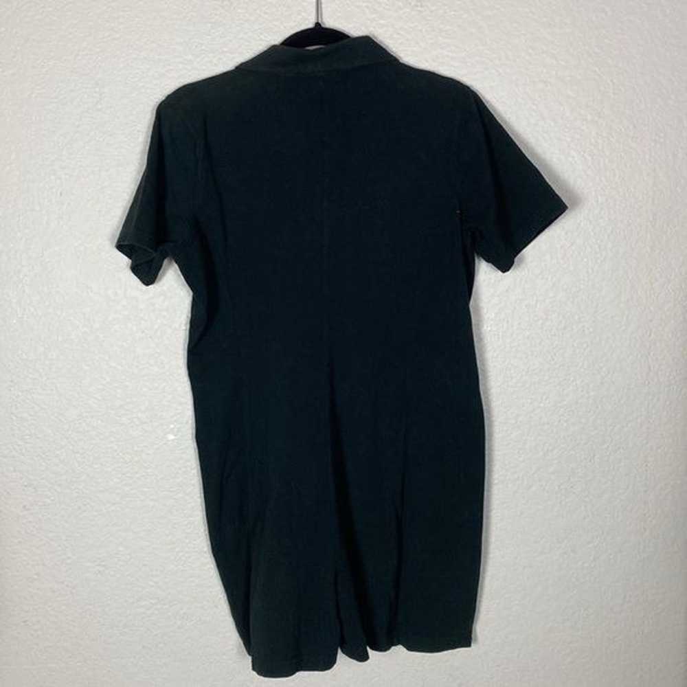 Vintage liz black zip front romper - image 6