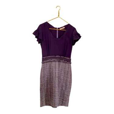 Rebecca Taylor Purple Tweed Skirt Dress Size 8