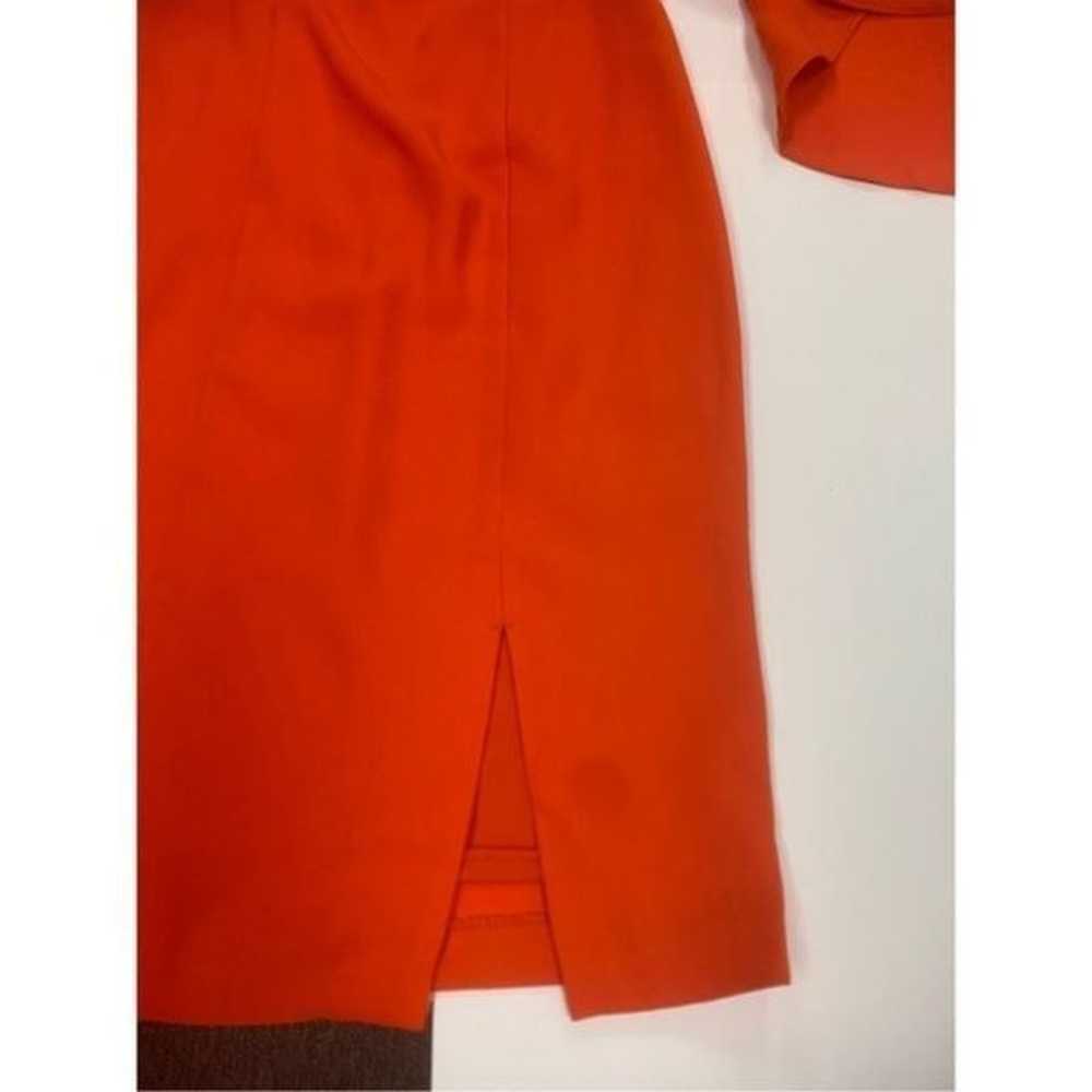 Orange Petal Sleeve Dress - image 2